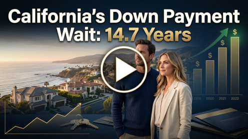 California’s Down Payment Wait: 14.7 Years